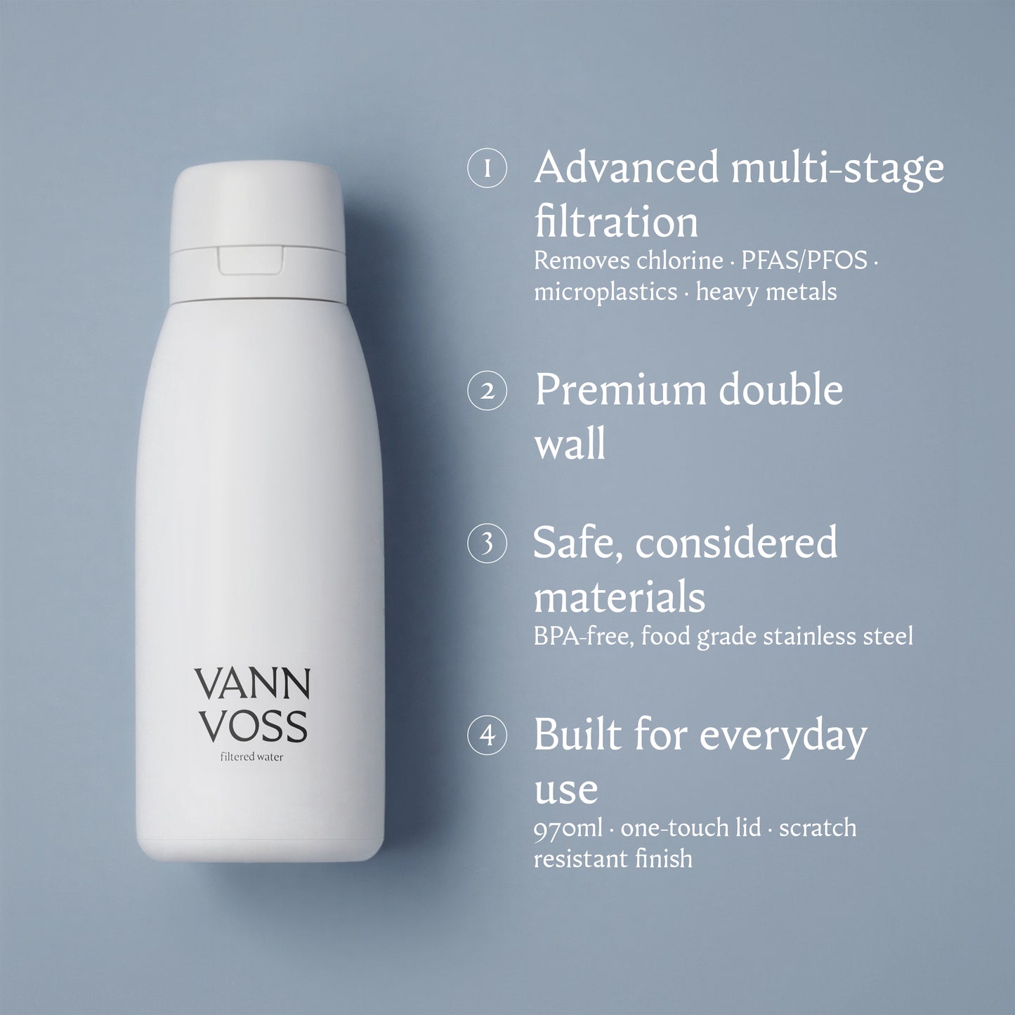 Ceramic Filtered Water bottle